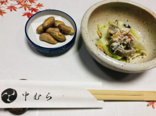 御料理･仕出し 中むらさんで秋を感じてきました